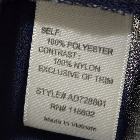 ASTR Sheer Blue Kimono with Black Velvet Pattern and Fringe Size M to L - Picture 7 of 9